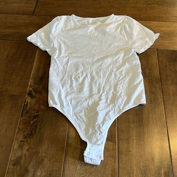 Free People Clean Lines Tee Bodysuit M/L - Picture 2 of 7